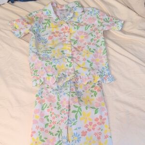 Target Multicolor Floral Kids Pajama Set